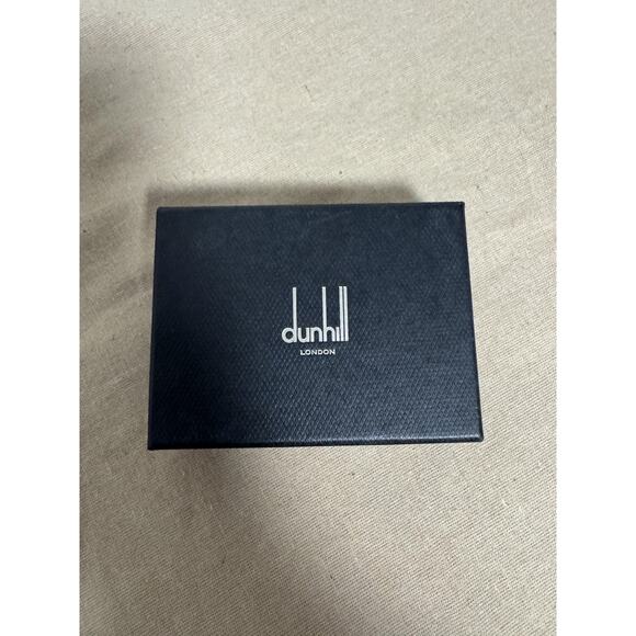 Dunhill London card  Holder  Wallet Black Leather Made in France Boxed - Picture 4 of 12